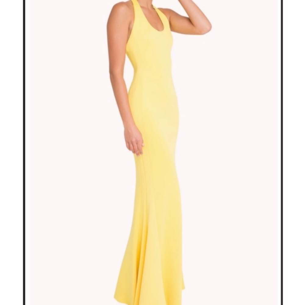 Black Halo EVE NAPLES GOWN Golden Gate size 0